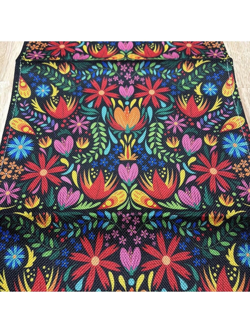 Bright Vivid Table Runner 12 3/8” X 70”Long Polyester Cinco De Mayo Fiesta New